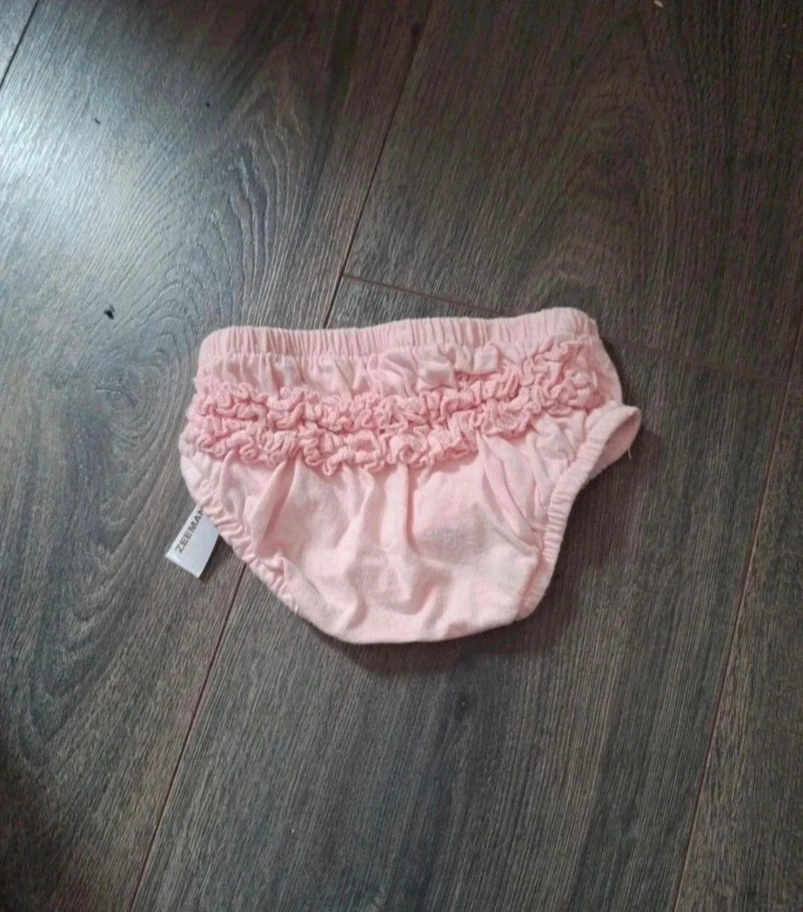 Nieuwstaat baby luierbroekje maat 50 | roze meisjes zomer broekje